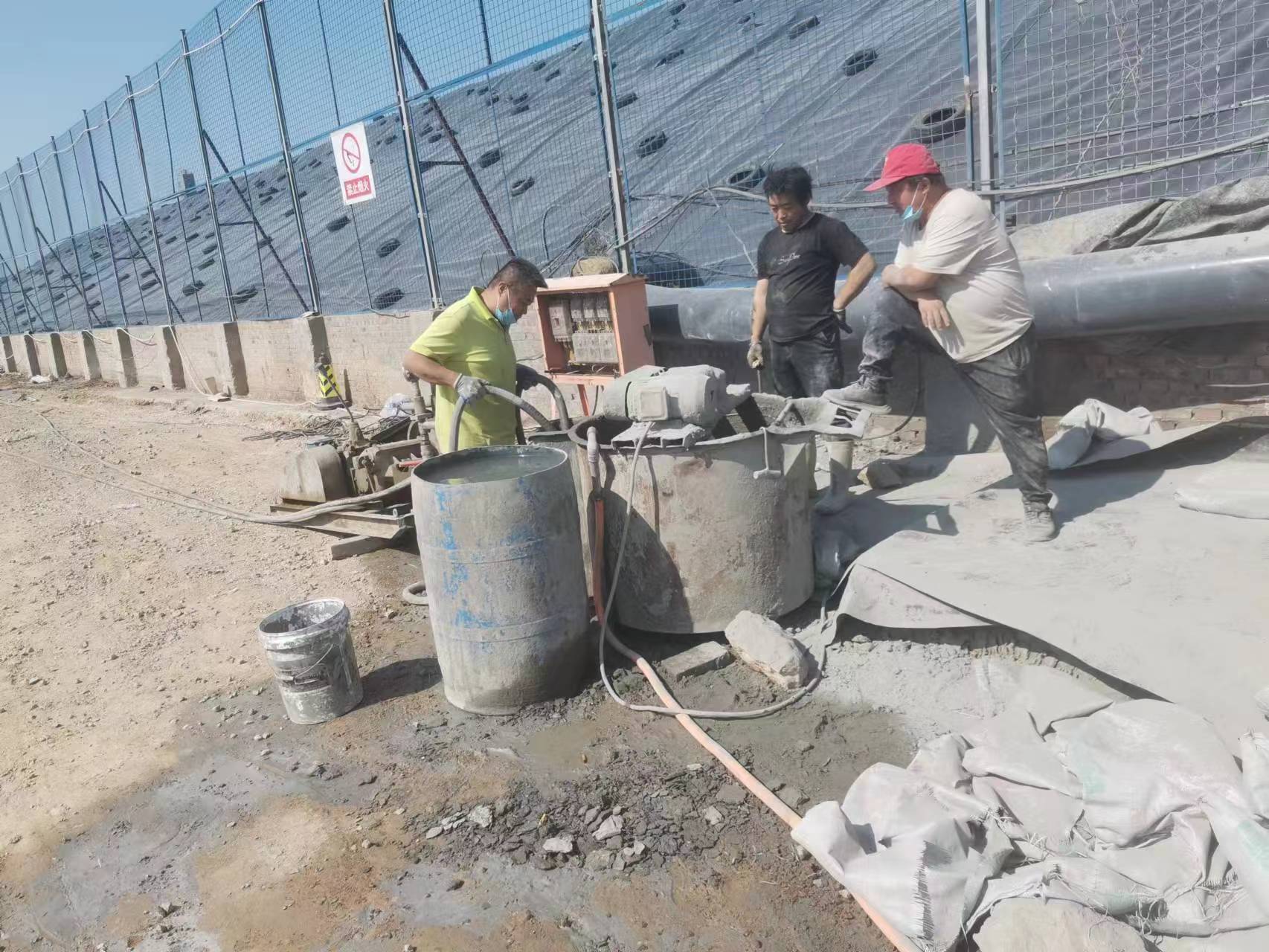 文安袖阀管注浆